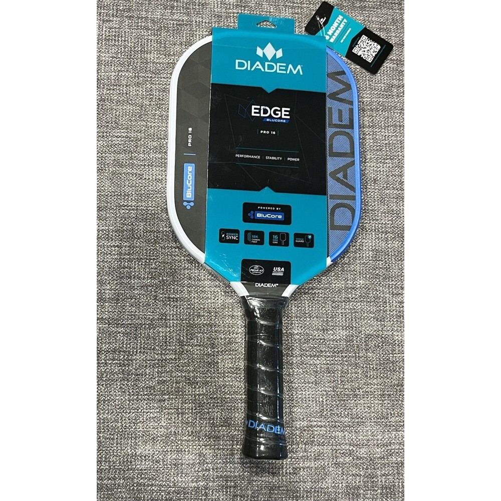 NEW Diadem Edge Bluecore Pro 16mm Pickleball Paddle